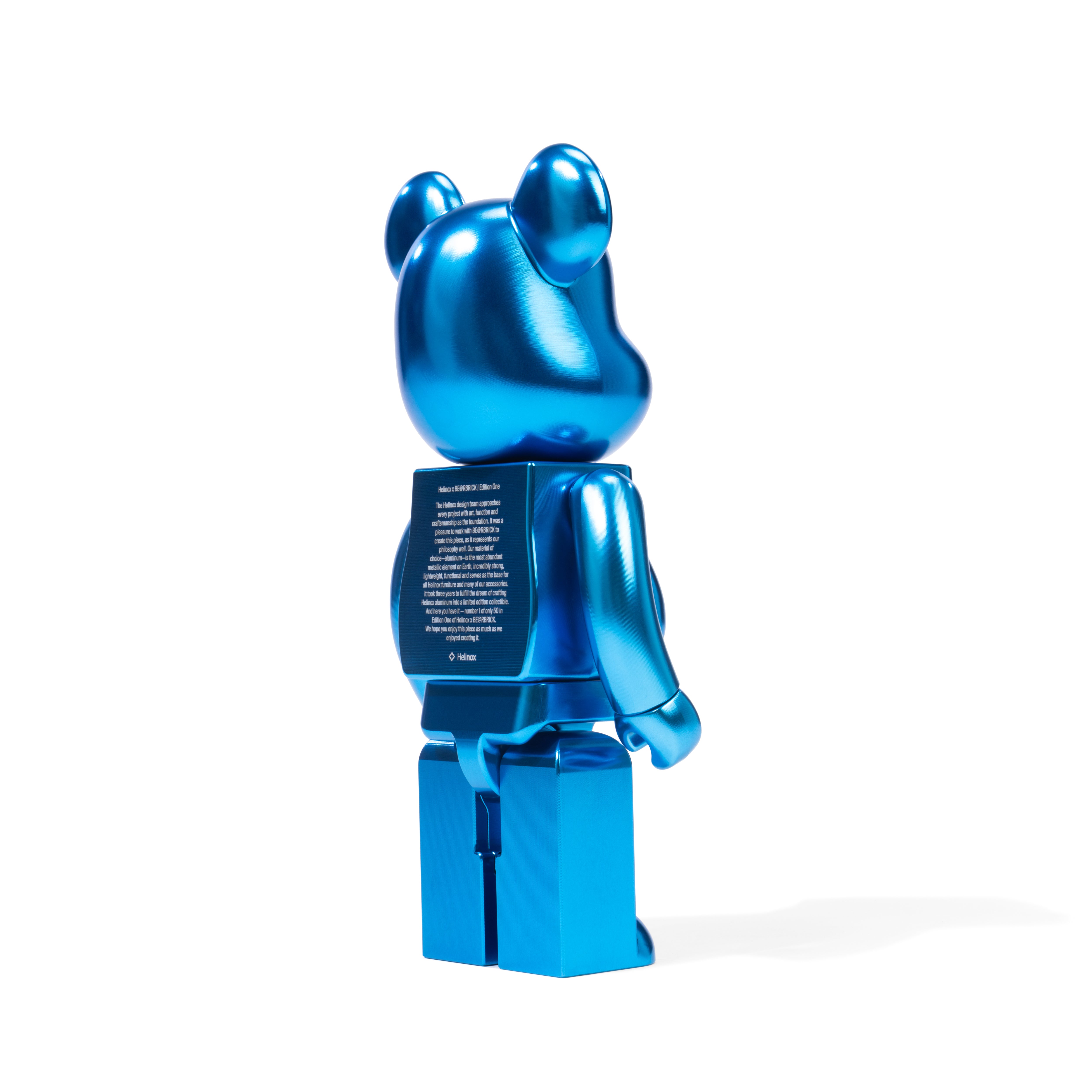 Be@rbrick x Helinox / 400% - Edition One Cyan Blue