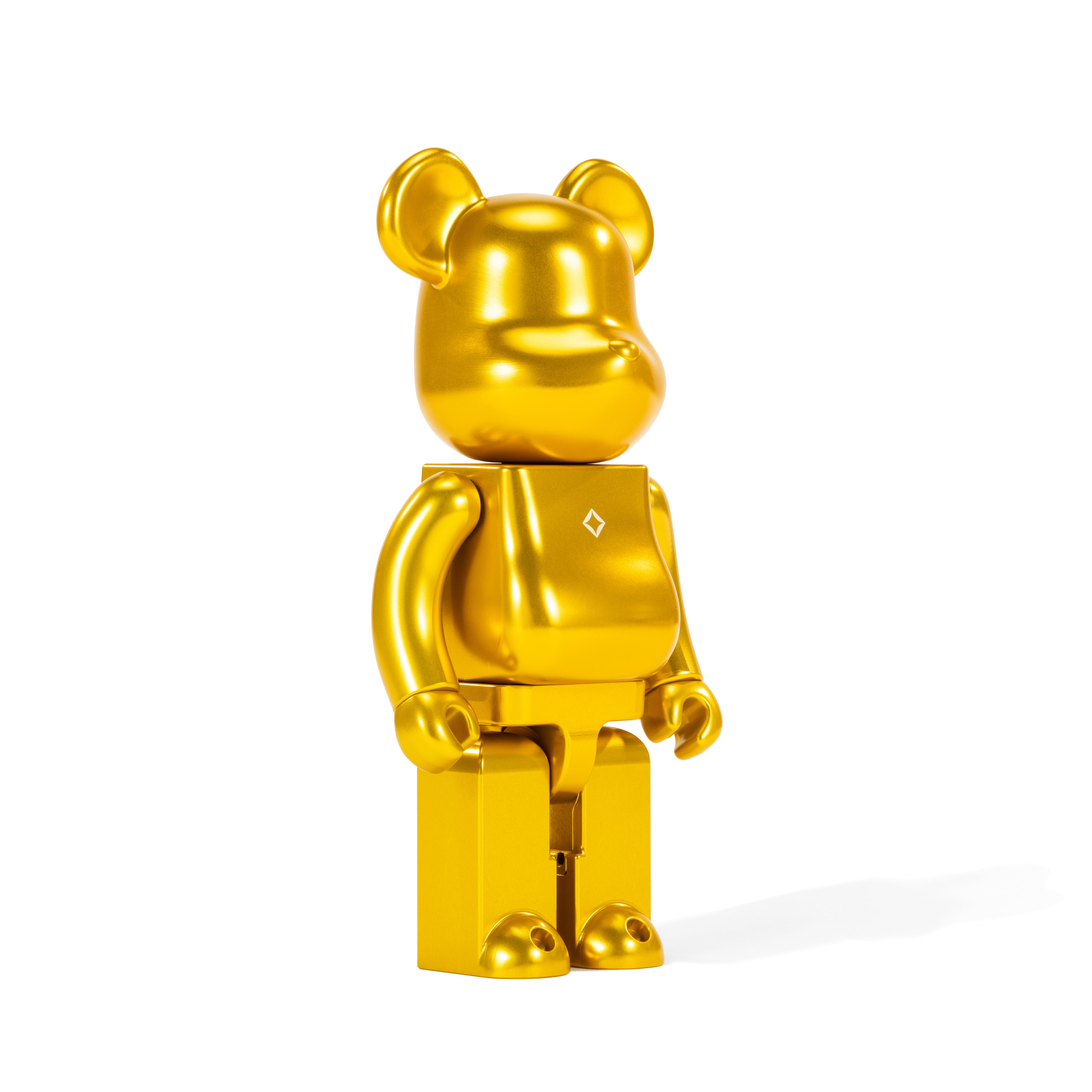 Be@rbrick x Helinox / 400% - Or Jaune