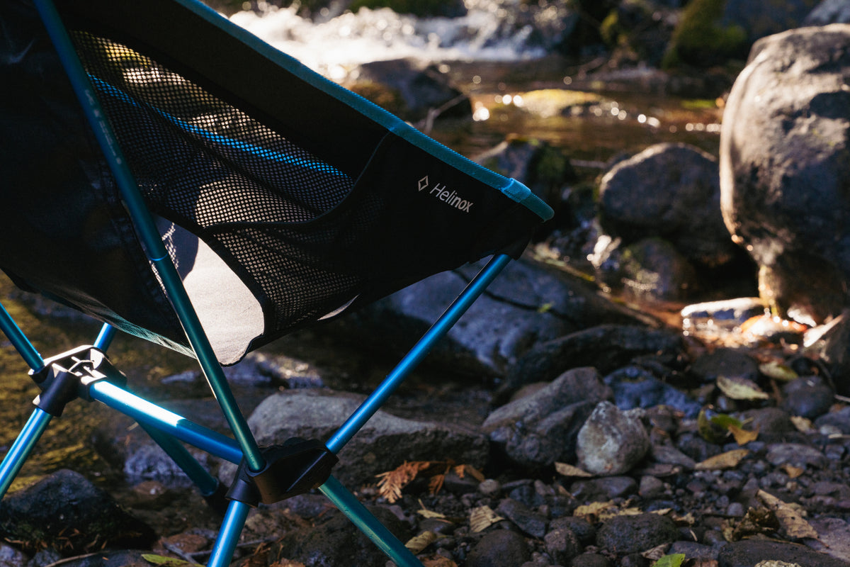 The WE11DONE x Helinox Dart-Draped Camping Chair Is the Object That Proves Outdoor Gear Has Fully Entered the Luxury Conversation